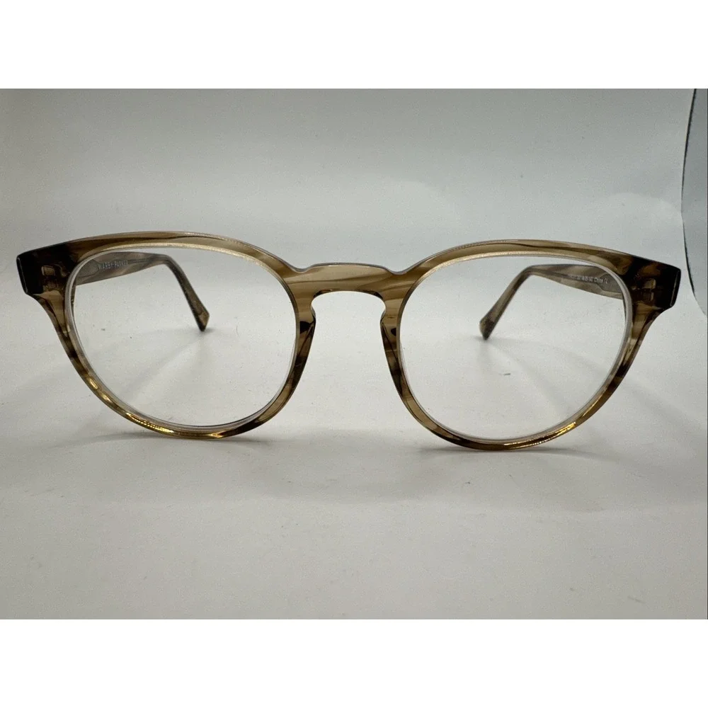 WARBY PARKER Percy 207 Eyeglasses FRAMES ONLY 48-20-140 Chestnut Crystal Brown